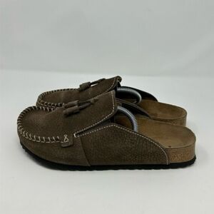 Birkenstock Papillio Clog Mule Loafers Brown Tassel EU 40 US 9 Medium/Narrow
